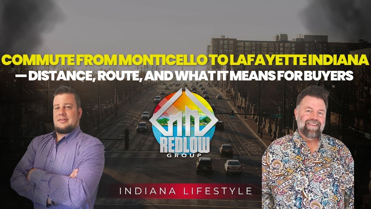 Commute from Monticello to Lafayette Indiana — US-421 South rural highway