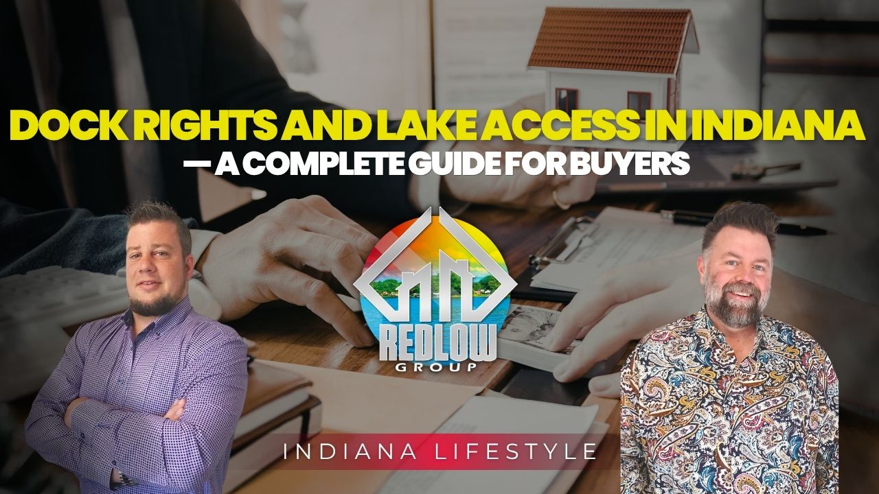 Dock rights Indiana lake access — Lake Shafer White County dock and shoreline