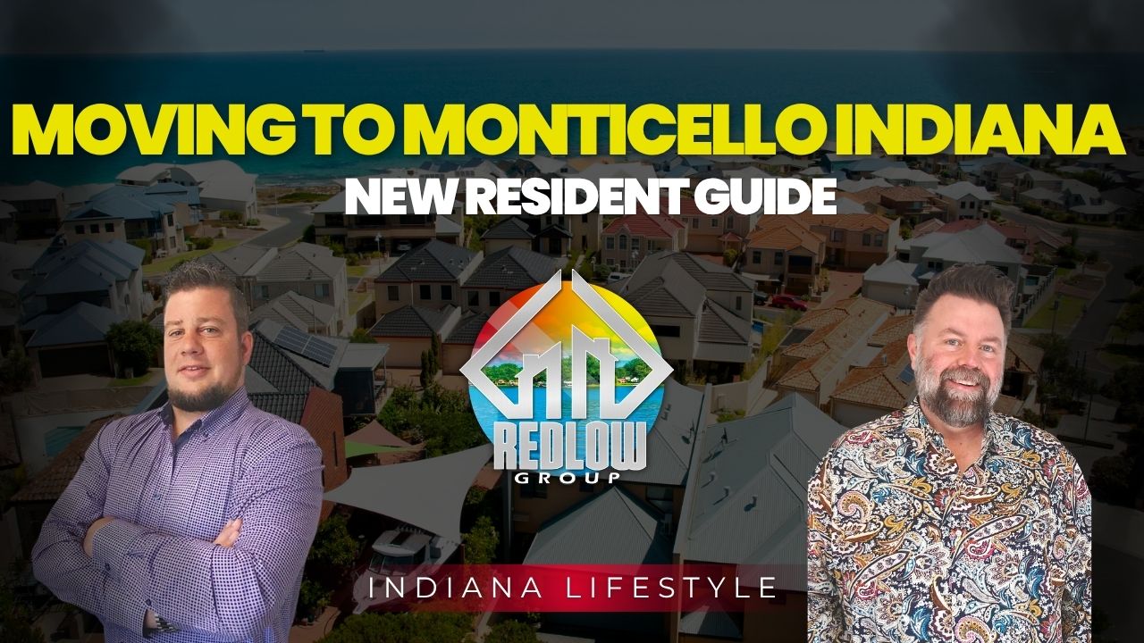 New residents unpacking boxes after moving to Monticello Indiana